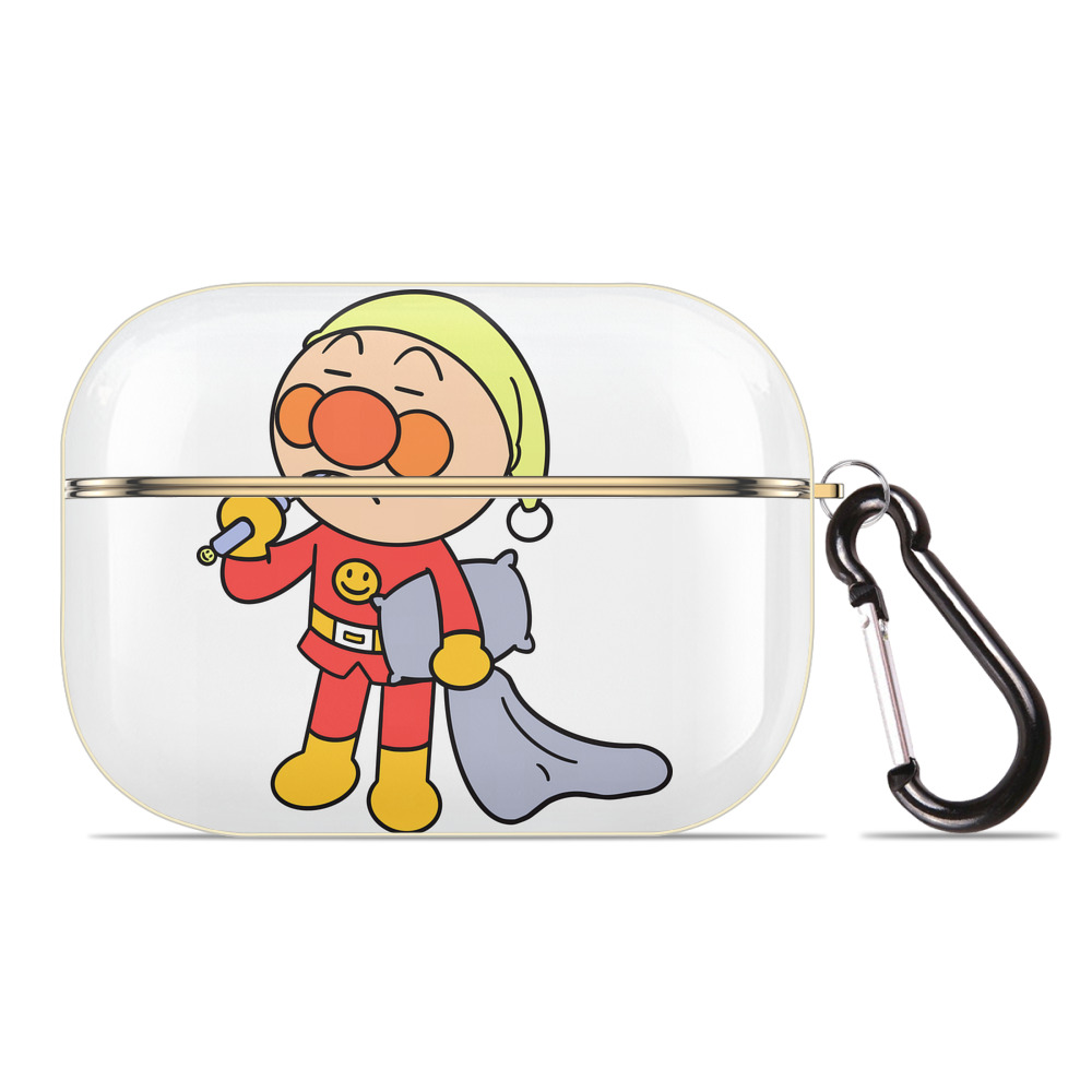 （画像用） アンパンマン Anpanman 【AirPods Pro用】ハードシェル保護ケース｜耐衝撃・防指紋・カラビナ付き商品仕様