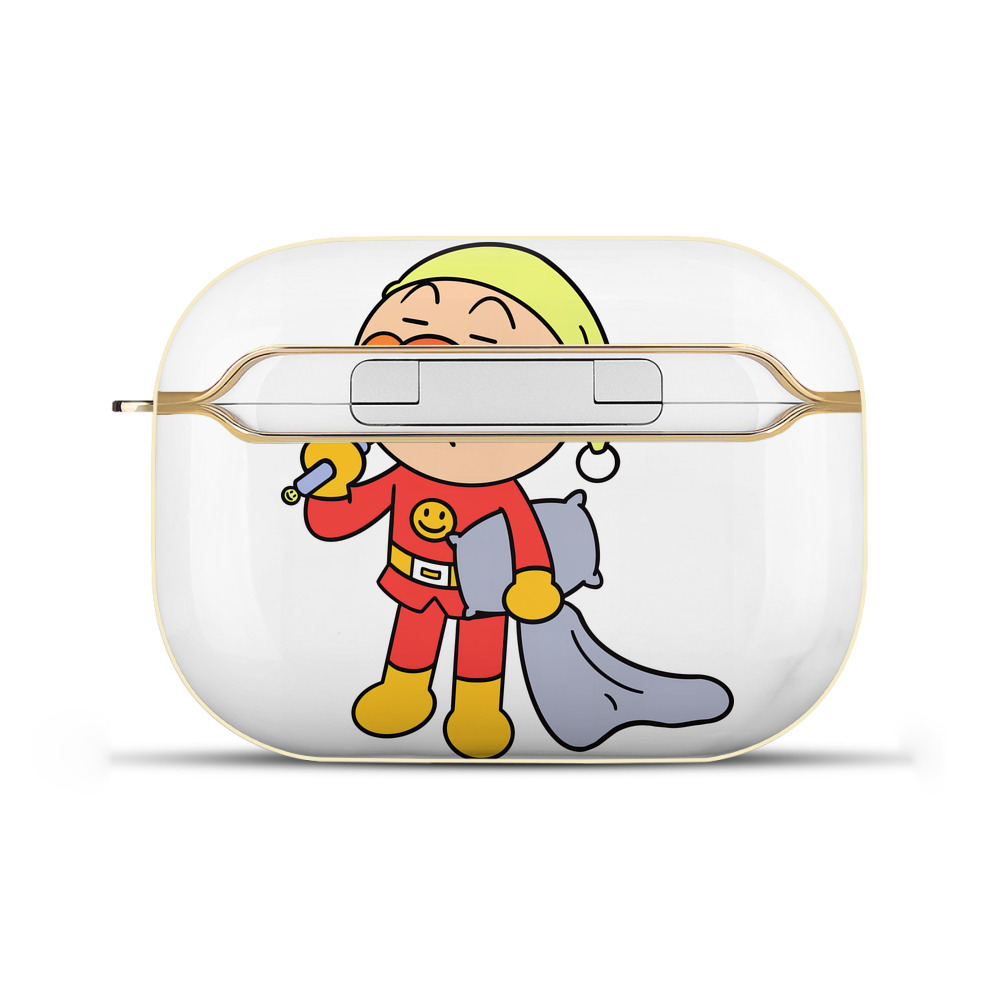 （画像用） アンパンマン Anpanman 【AirPods Pro用】ハードシェル保護ケース｜耐衝撃・防指紋・カラビナ付き商品仕様