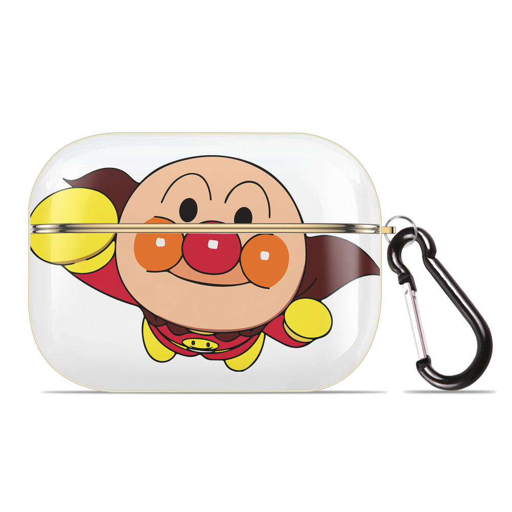 （画像用） アンパンマン Anpanman 【AirPods Pro用】ハードシェル保護ケース｜耐衝撃・防指紋・カラビナ付き商品仕様