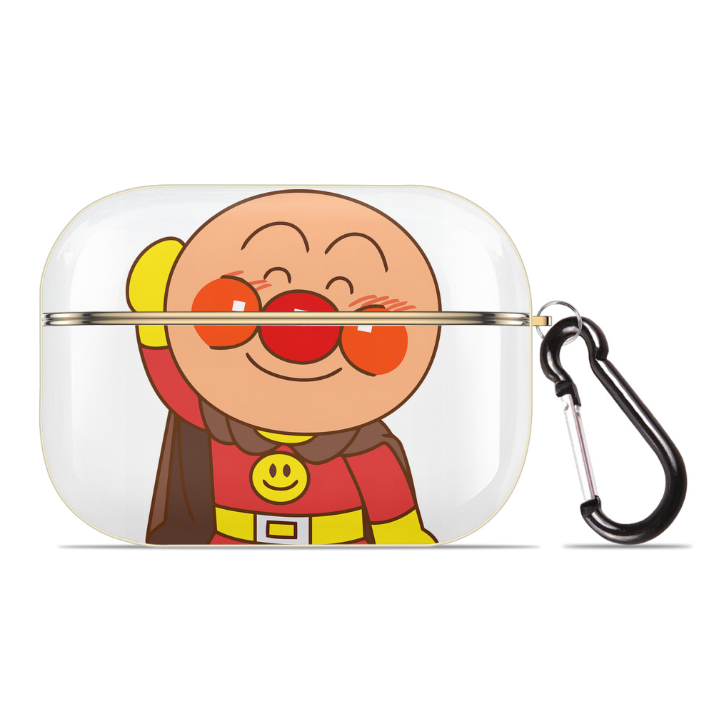 （画像用） アンパンマン Anpanman 【AirPods Pro用】ハードシェル保護ケース｜耐衝撃・防指紋・カラビナ付き商品仕様