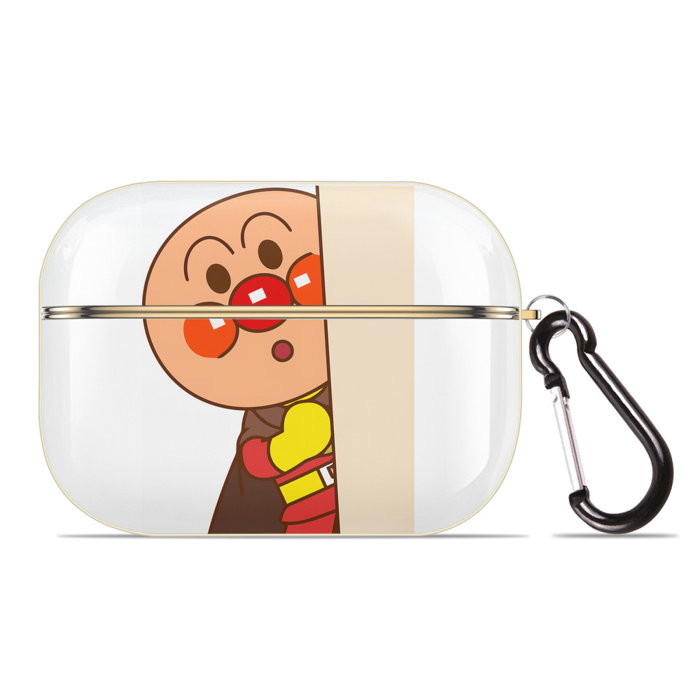 （画像用） アンパンマン Anpanman 【AirPods Pro用】ハードシェル保護ケース｜耐衝撃・防指紋・カラビナ付き商品仕様