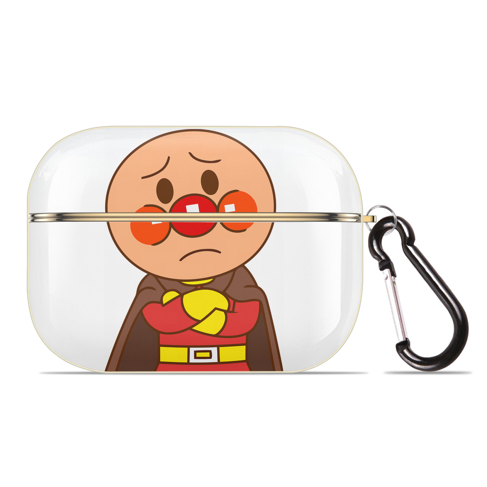 （画像用） アンパンマン Anpanman 【AirPods Pro用】ハードシェル保護ケース｜耐衝撃・防指紋・カラビナ付き商品仕様