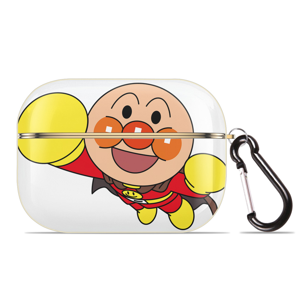 （画像用） アンパンマン Anpanman 【AirPods Pro用】ハードシェル保護ケース｜耐衝撃・防指紋・カラビナ付き商品仕様