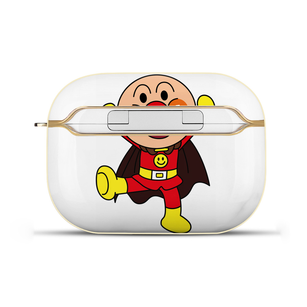 （画像用） アンパンマン Anpanman 【AirPods Pro用】ハードシェル保護ケース｜耐衝撃・防指紋・カラビナ付き商品仕様