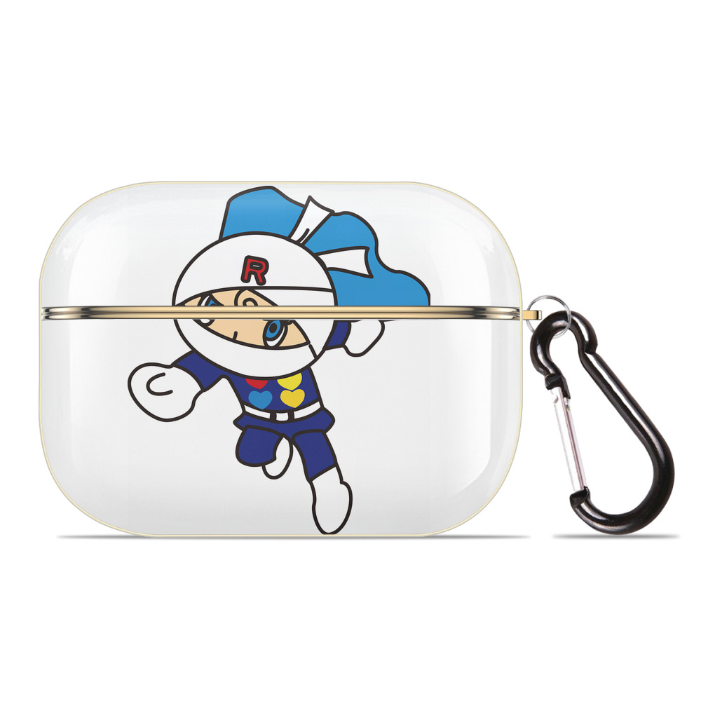（画像用） アンパンマン Anpanman 【AirPods Pro用】ハードシェル保護ケース｜耐衝撃・防指紋・カラビナ付き商品仕様
