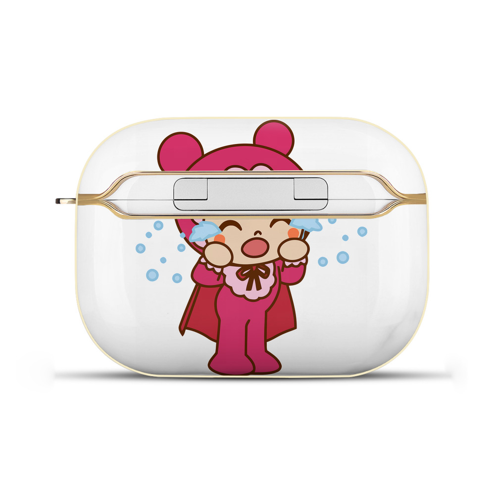 （画像用） アンパンマン Anpanman 【AirPods Pro用】ハードシェル保護ケース｜耐衝撃・防指紋・カラビナ付き商品仕様