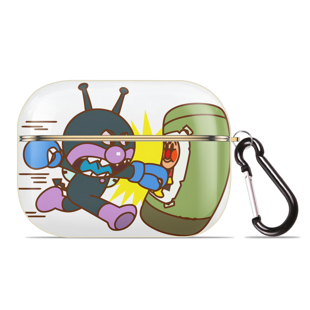 （画像用） アンパンマン Anpanman 【AirPods Pro用】ハードシェル保護ケース｜耐衝撃・防指紋・カラビナ付き商品仕様
