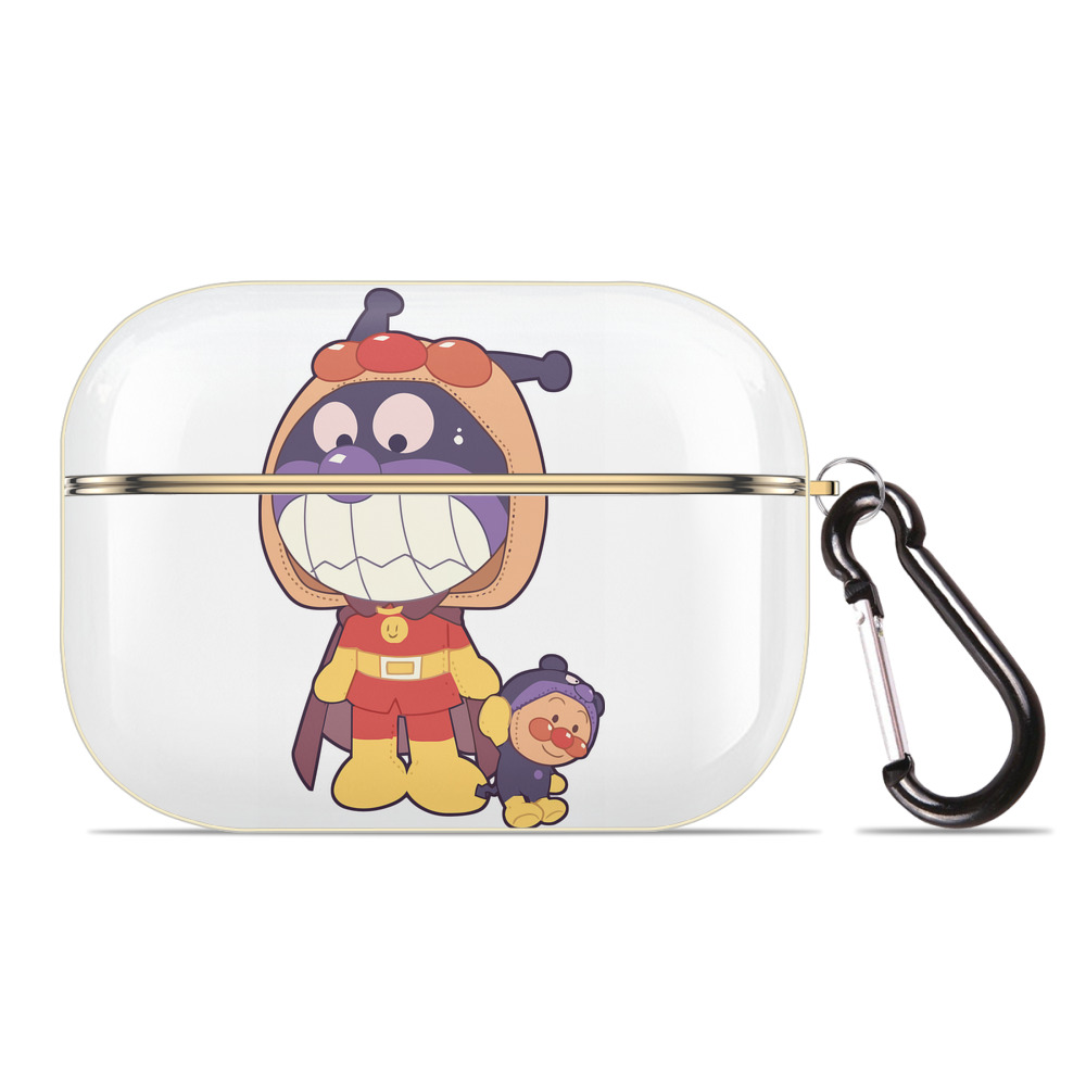 （画像用） アンパンマン Anpanman 【AirPods Pro用】ハードシェル保護ケース｜耐衝撃・防指紋・カラビナ付き商品仕様