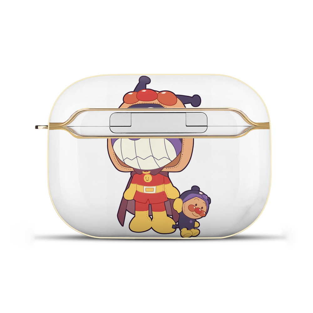 （画像用） アンパンマン Anpanman 【AirPods Pro用】ハードシェル保護ケース｜耐衝撃・防指紋・カラビナ付き商品仕様