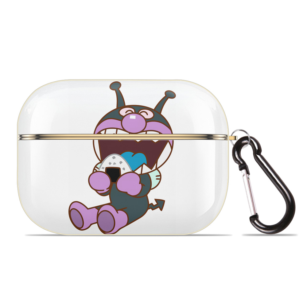 （画像用） アンパンマン Anpanman 【AirPods Pro用】ハードシェル保護ケース｜耐衝撃・防指紋・カラビナ付き商品仕様