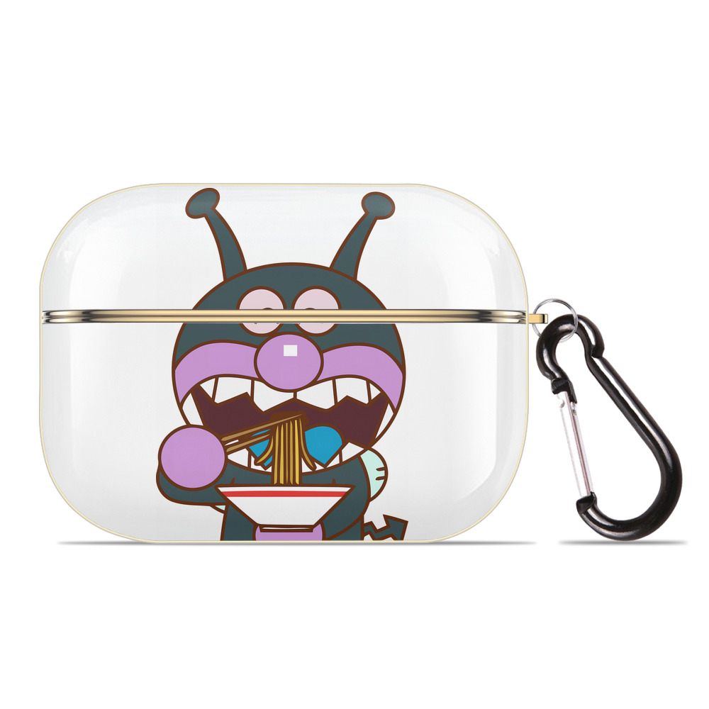 （画像用） アンパンマン Anpanman 【AirPods Pro用】ハードシェル保護ケース｜耐衝撃・防指紋・カラビナ付き商品仕様