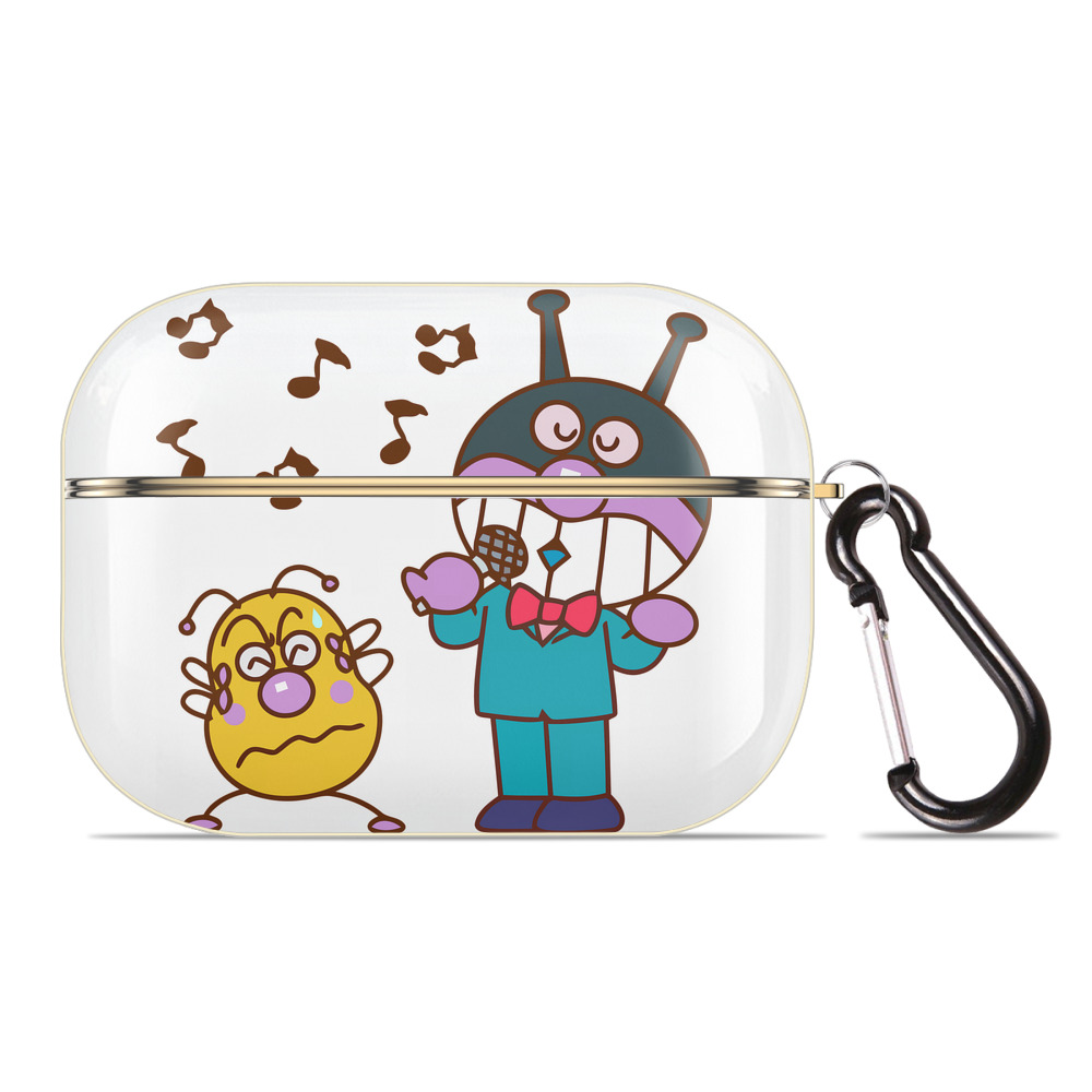 （画像用） アンパンマン Anpanman 【AirPods Pro用】ハードシェル保護ケース｜耐衝撃・防指紋・カラビナ付き商品仕様