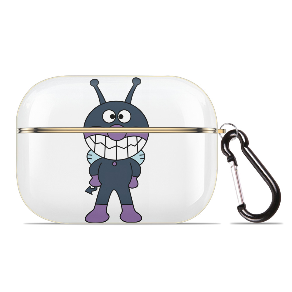 （画像用） アンパンマン Anpanman 【AirPods Pro用】ハードシェル保護ケース｜耐衝撃・防指紋・カラビナ付き商品仕様