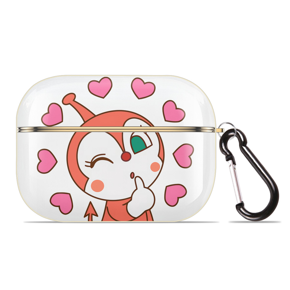 （画像用） アンパンマン Anpanman 【AirPods Pro用】ハードシェル保護ケース｜耐衝撃・防指紋・カラビナ付き商品仕様