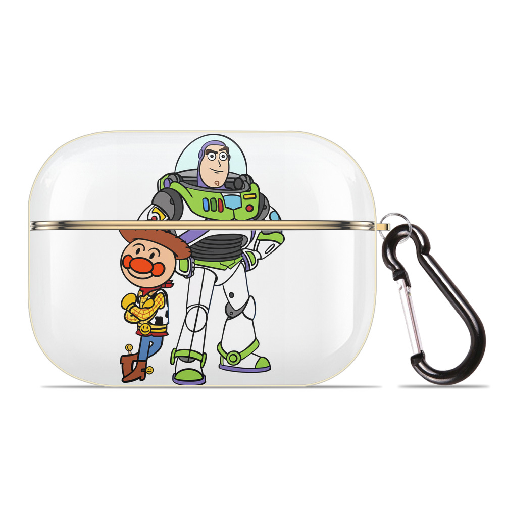 （画像用） アンパンマン Anpanman 【AirPods Pro用】ハードシェル保護ケース｜耐衝撃・防指紋・カラビナ付き商品仕様