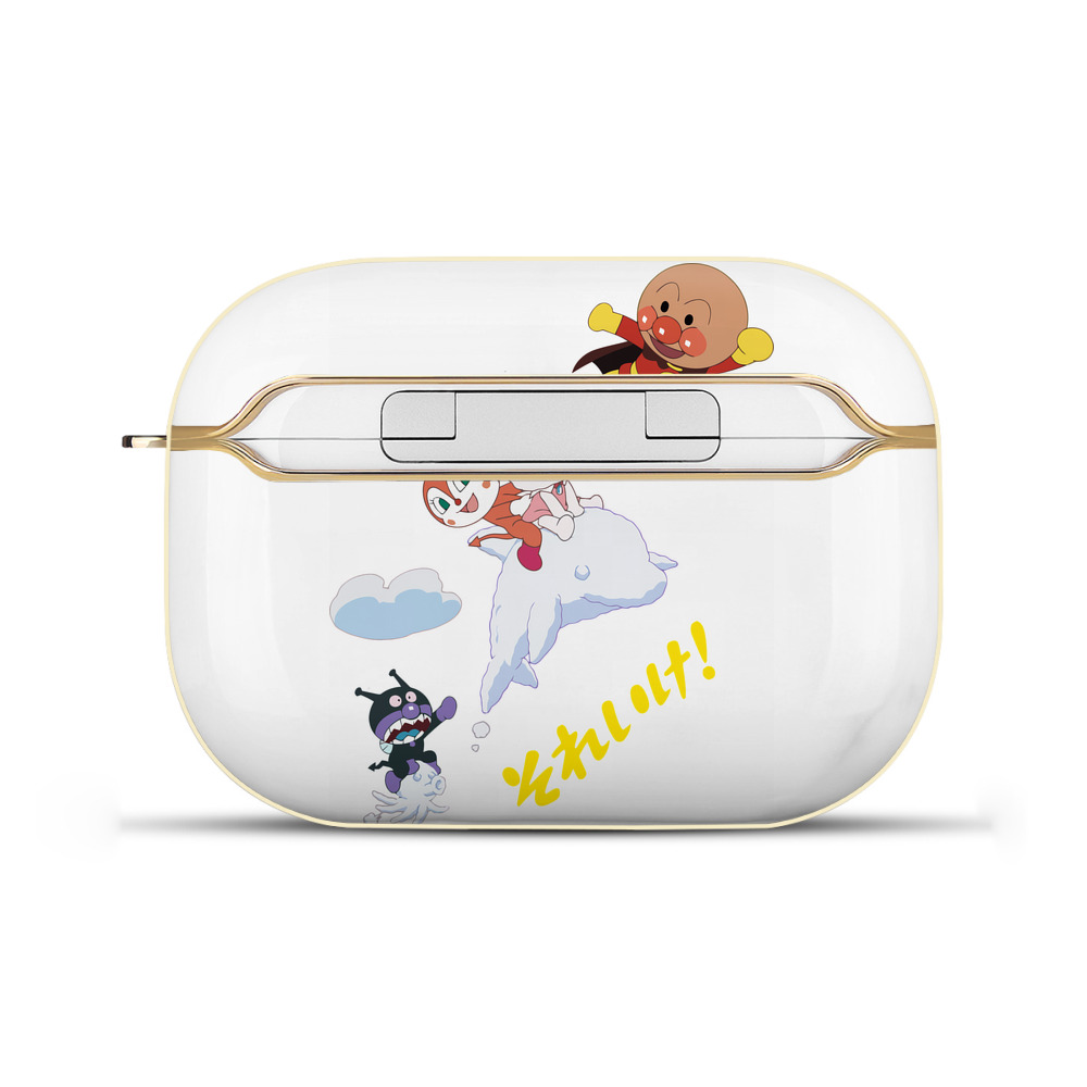 （画像用） アンパンマン Anpanman 【AirPods Pro用】ハードシェル保護ケース｜耐衝撃・防指紋・カラビナ付き商品仕様