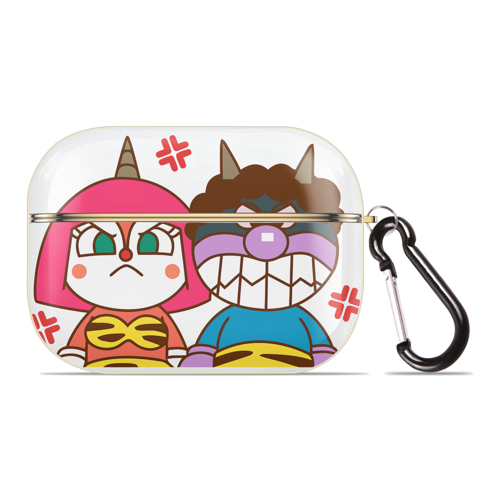 （画像用） アンパンマン Anpanman 【AirPods Pro用】ハードシェル保護ケース｜耐衝撃・防指紋・カラビナ付き商品仕様