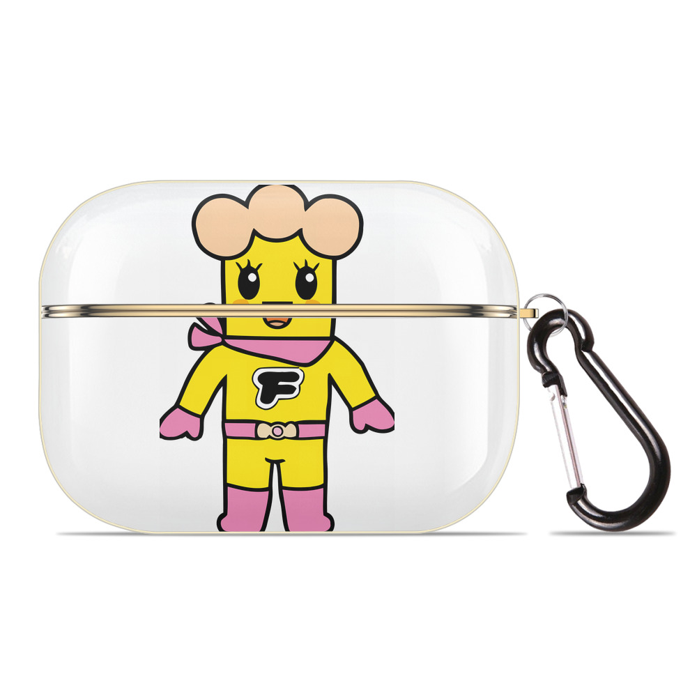 （画像用） アンパンマン Anpanman 【AirPods Pro用】ハードシェル保護ケース｜耐衝撃・防指紋・カラビナ付き商品仕様