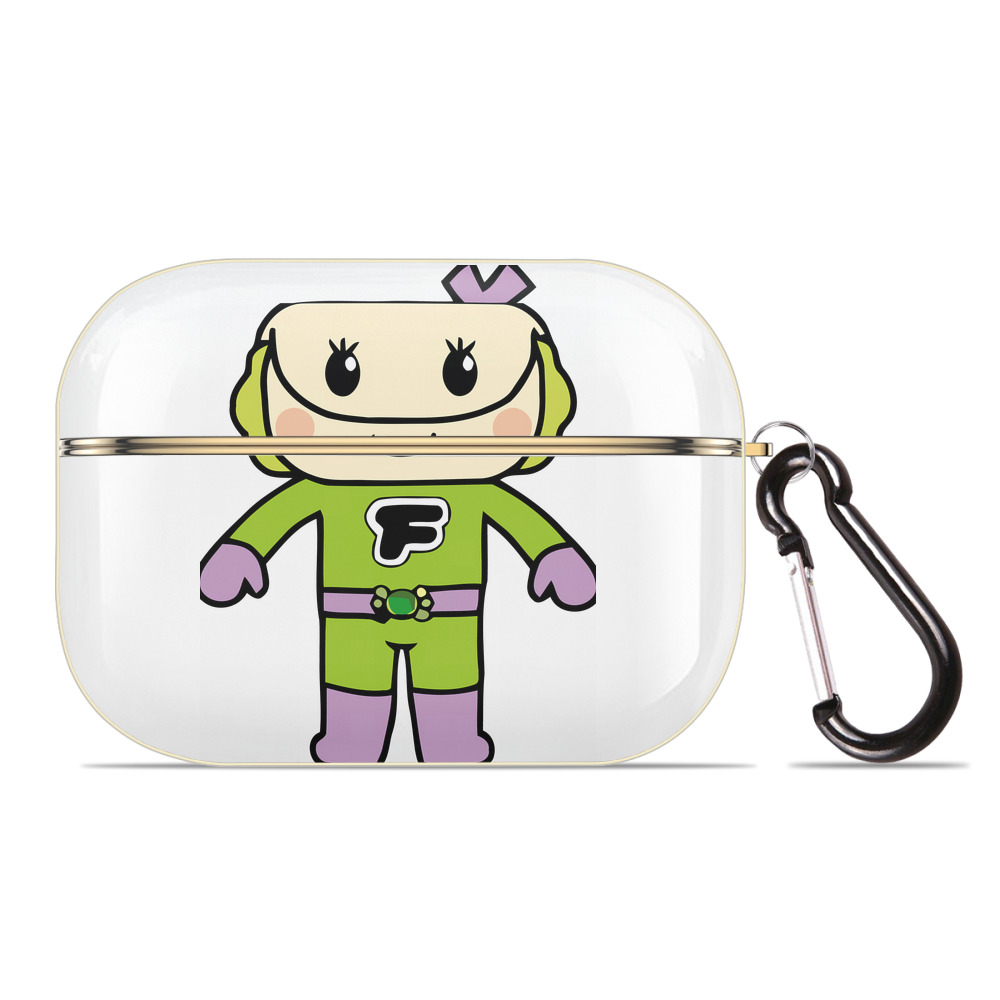（画像用） アンパンマン Anpanman 【AirPods Pro用】ハードシェル保護ケース｜耐衝撃・防指紋・カラビナ付き商品仕様