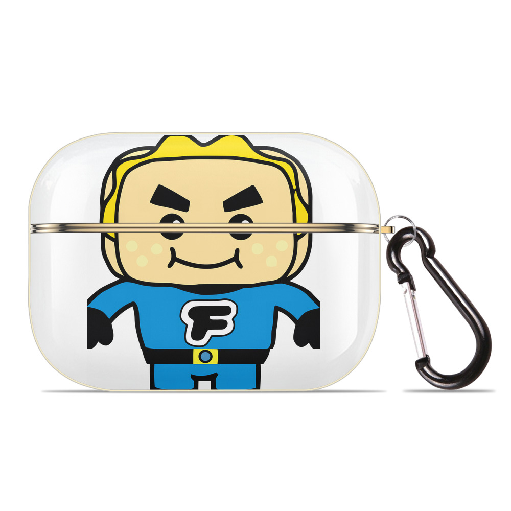 （画像用） アンパンマン Anpanman 【AirPods Pro用】ハードシェル保護ケース｜耐衝撃・防指紋・カラビナ付き商品仕様