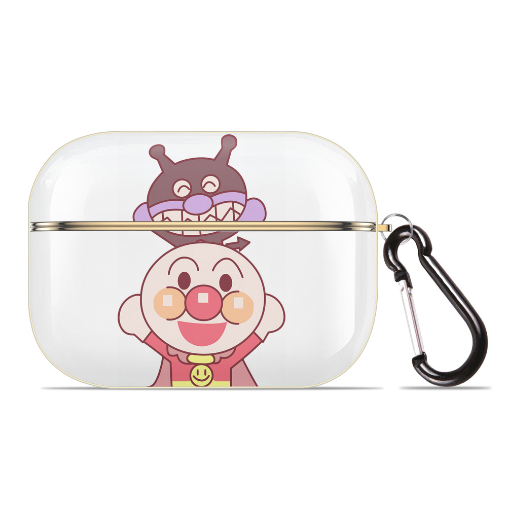 （画像用） アンパンマン Anpanman 【AirPods Pro用】ハードシェル保護ケース｜耐衝撃・防指紋・カラビナ付き商品仕様