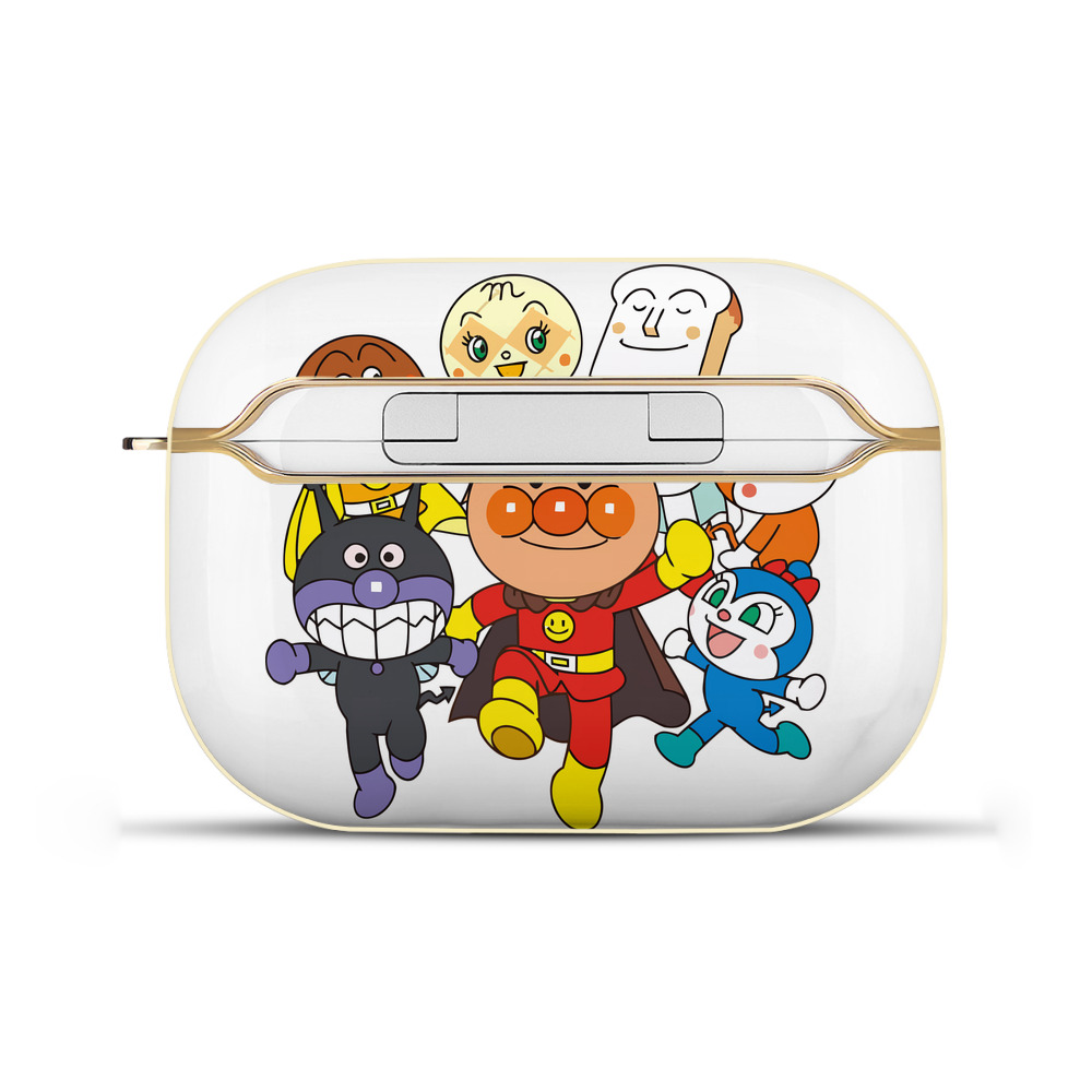 （画像用） アンパンマン Anpanman 【AirPods Pro用】ハードシェル保護ケース｜耐衝撃・防指紋・カラビナ付き商品仕様