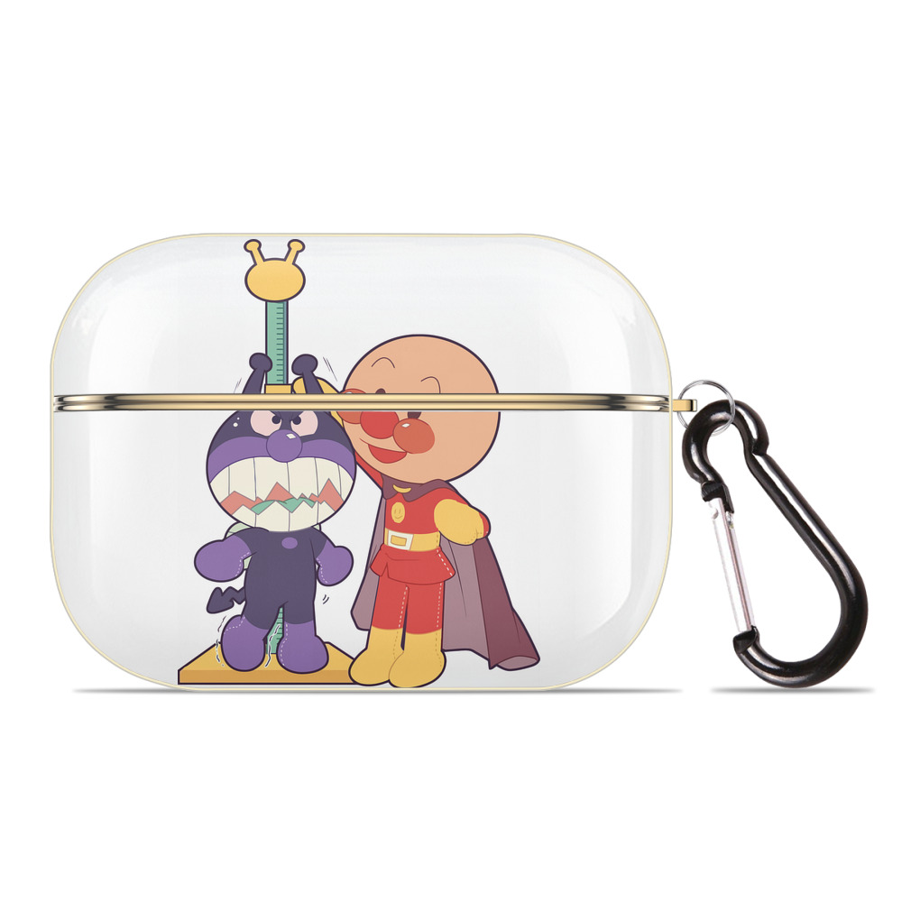 （画像用） アンパンマン Anpanman 【AirPods Pro用】ハードシェル保護ケース｜耐衝撃・防指紋・カラビナ付き商品仕様