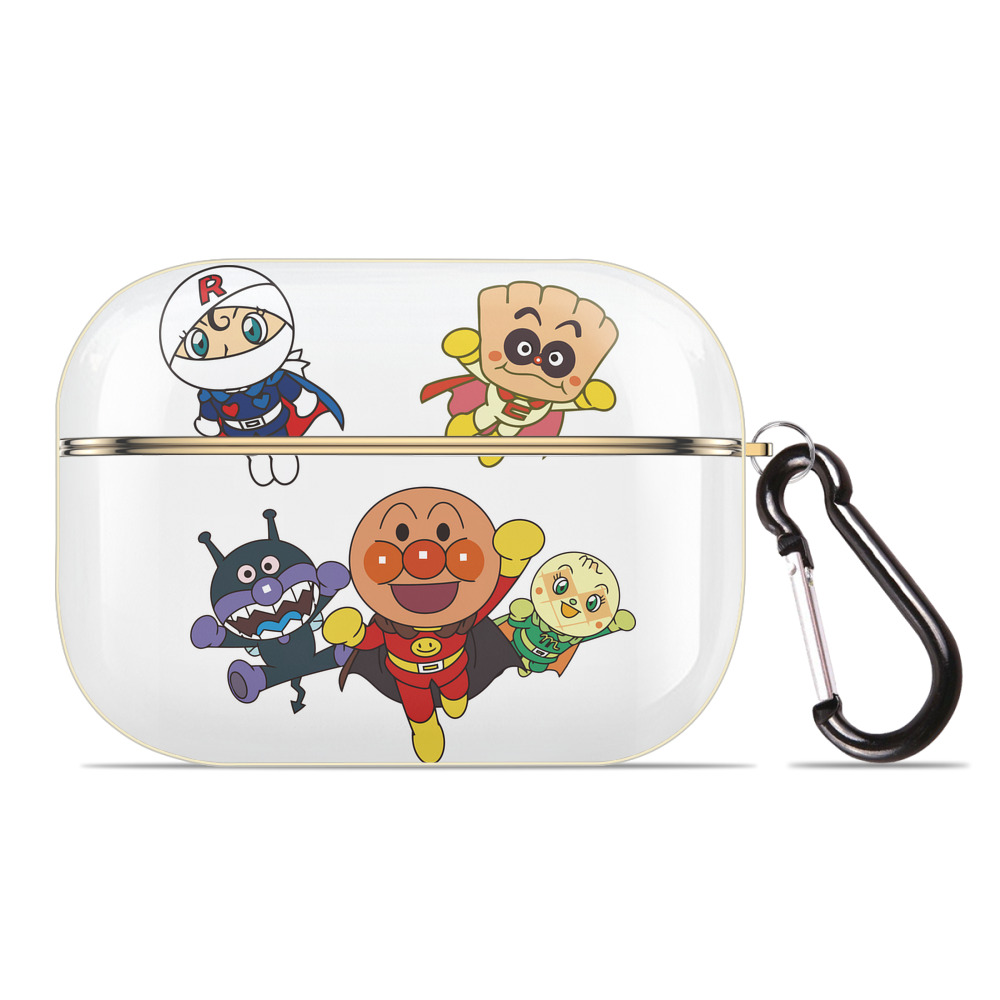 （画像用） アンパンマン Anpanman 【AirPods Pro用】ハードシェル保護ケース｜耐衝撃・防指紋・カラビナ付き商品仕様