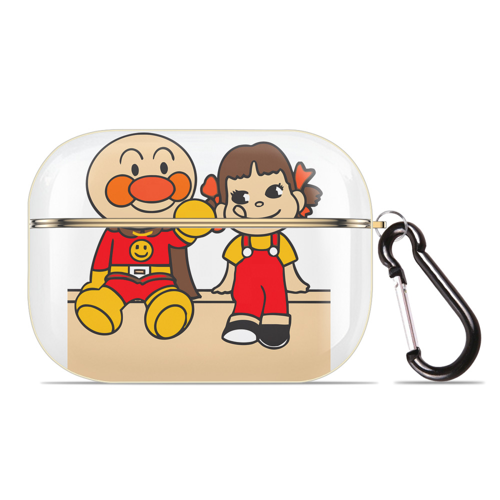 （画像用） アンパンマン Anpanman 【AirPods Pro用】ハードシェル保護ケース｜耐衝撃・防指紋・カラビナ付き商品仕様