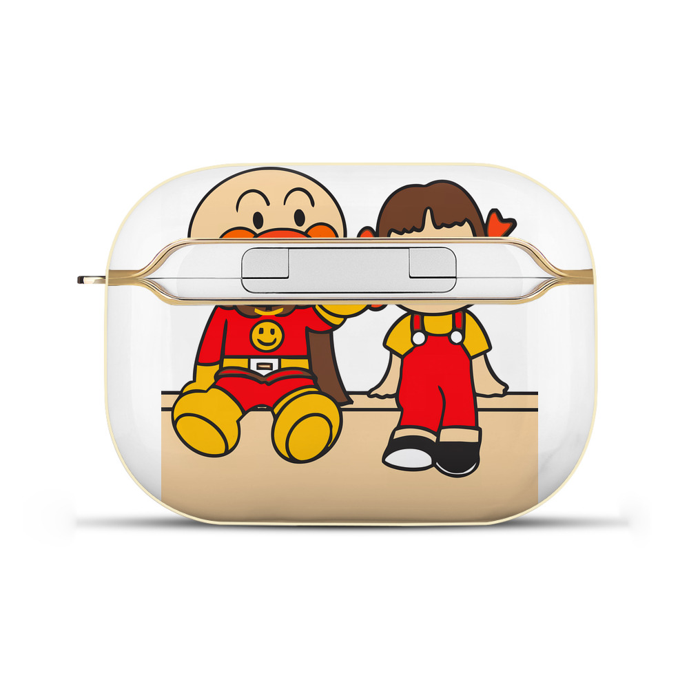 （画像用） アンパンマン Anpanman 【AirPods Pro用】ハードシェル保護ケース｜耐衝撃・防指紋・カラビナ付き商品仕様