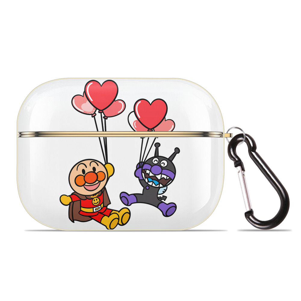 （画像用） アンパンマン Anpanman 【AirPods Pro用】ハードシェル保護ケース｜耐衝撃・防指紋・カラビナ付き商品仕様