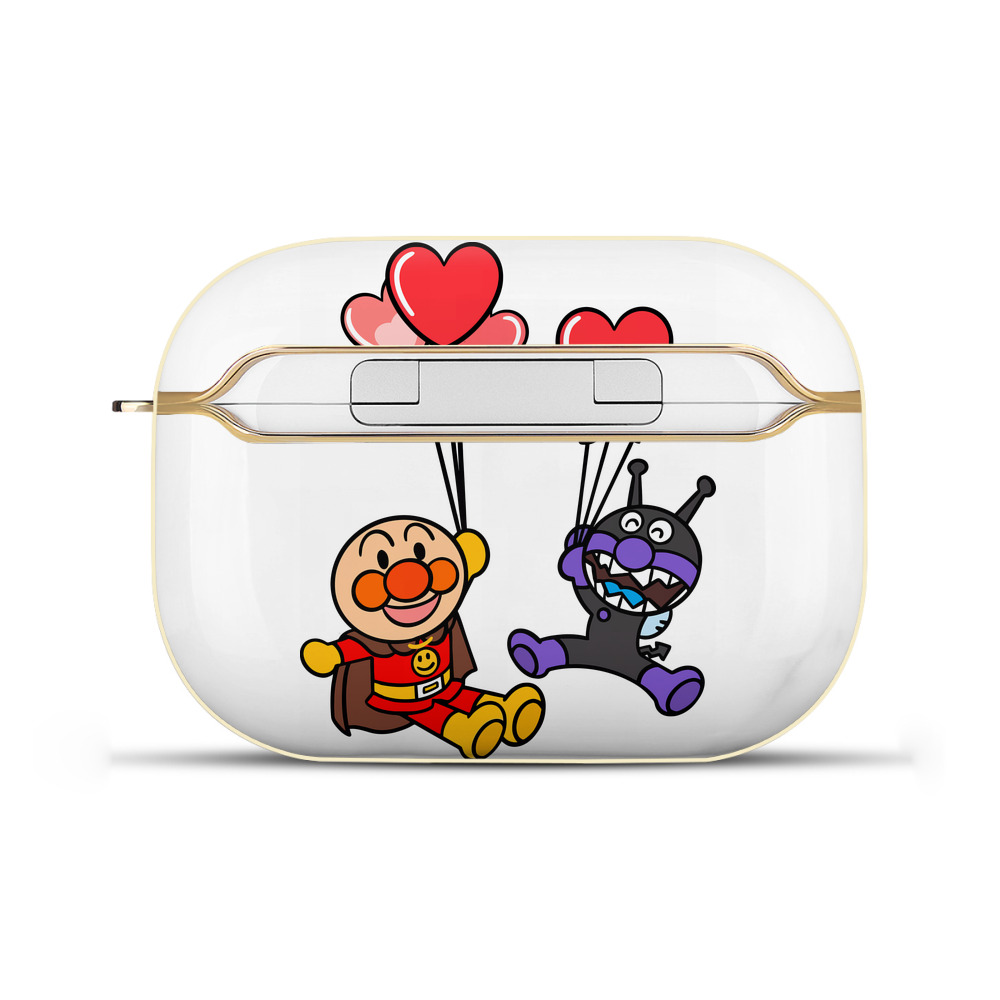 （画像用） アンパンマン Anpanman 【AirPods Pro用】ハードシェル保護ケース｜耐衝撃・防指紋・カラビナ付き商品仕様