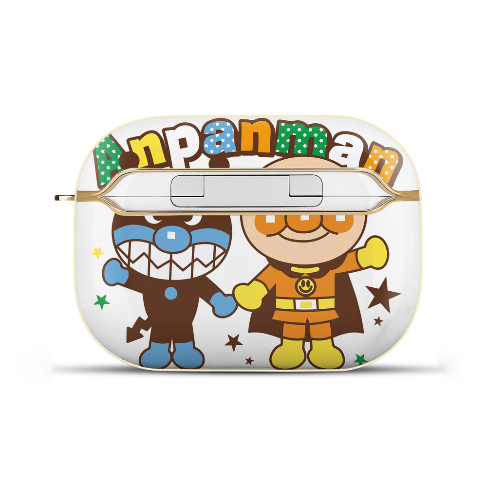 （画像用） アンパンマン Anpanman 【AirPods Pro用】ハードシェル保護ケース｜耐衝撃・防指紋・カラビナ付き商品仕様