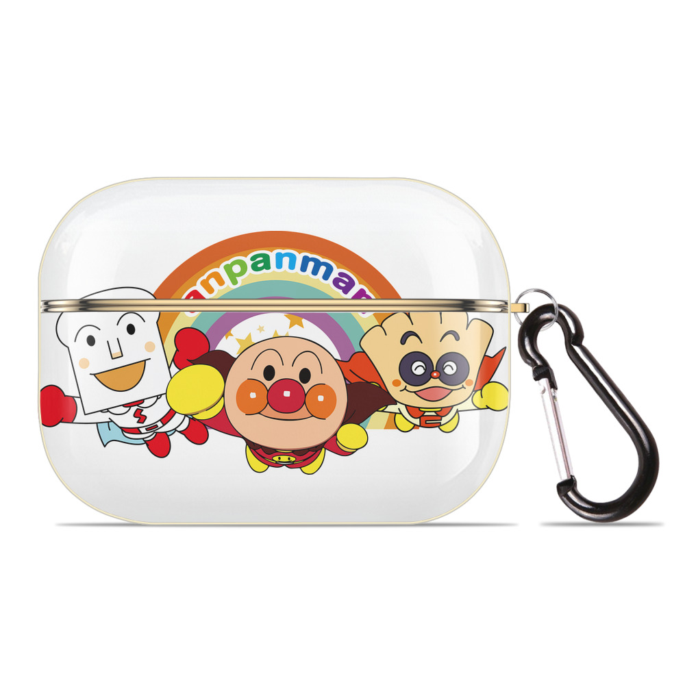 （画像用） アンパンマン Anpanman 【AirPods Pro用】ハードシェル保護ケース｜耐衝撃・防指紋・カラビナ付き商品仕様