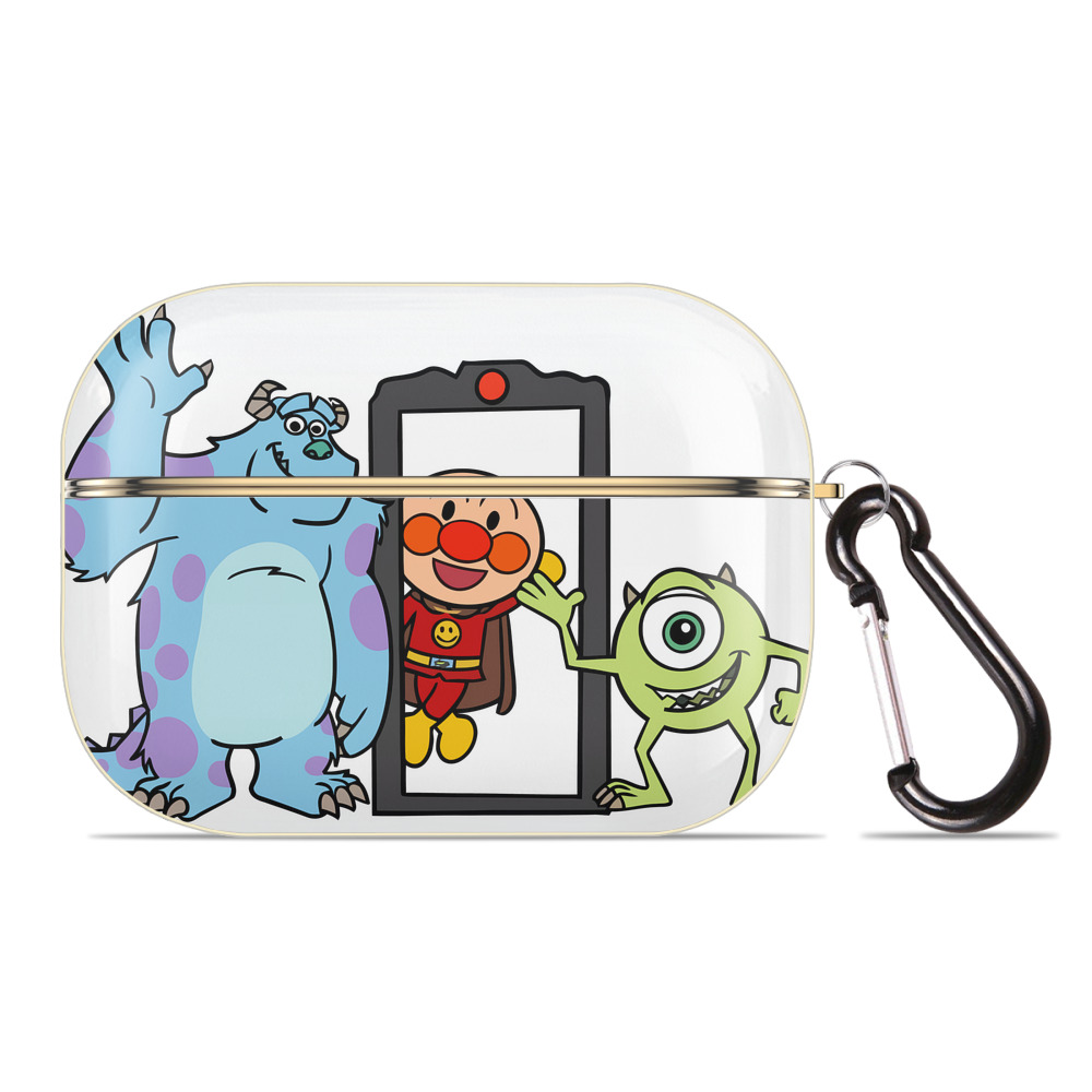 （画像用） アンパンマン Anpanman 【AirPods Pro用】ハードシェル保護ケース｜耐衝撃・防指紋・カラビナ付き商品仕様