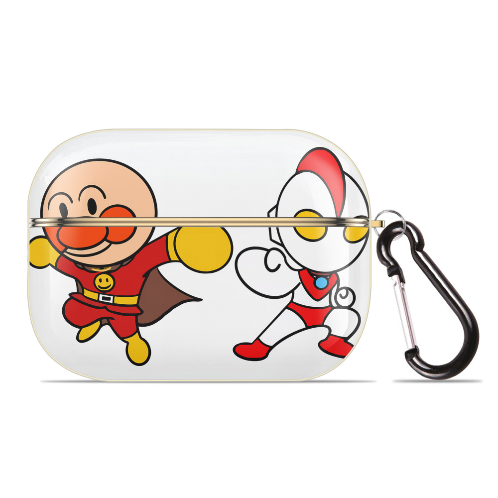 （画像用） アンパンマン Anpanman 【AirPods Pro用】ハードシェル保護ケース｜耐衝撃・防指紋・カラビナ付き商品仕様