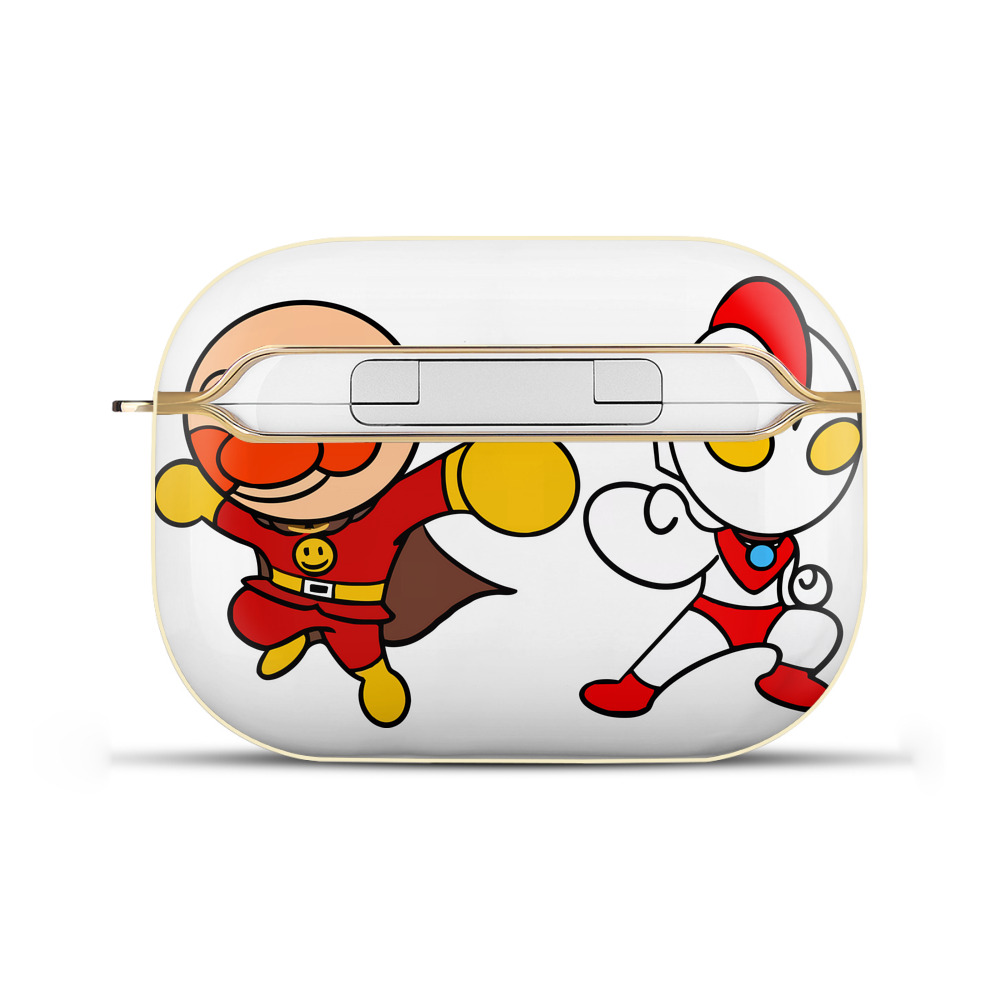 （画像用） アンパンマン Anpanman 【AirPods Pro用】ハードシェル保護ケース｜耐衝撃・防指紋・カラビナ付き商品仕様