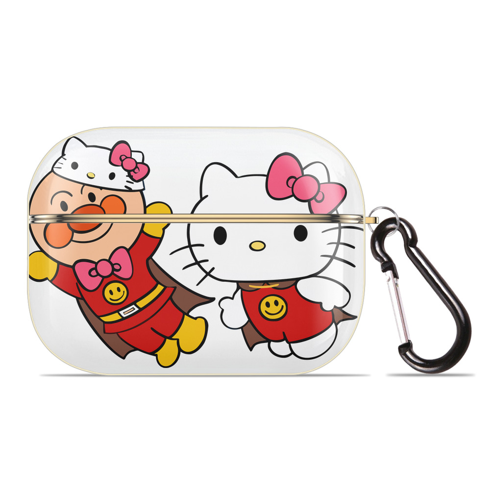 （画像用） アンパンマン Anpanman 【AirPods Pro用】ハードシェル保護ケース｜耐衝撃・防指紋・カラビナ付き商品仕様