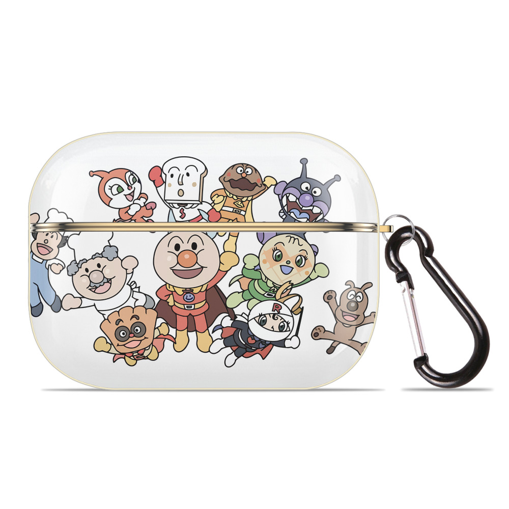 （画像用） アンパンマン Anpanman 【AirPods Pro用】ハードシェル保護ケース｜耐衝撃・防指紋・カラビナ付き商品仕様