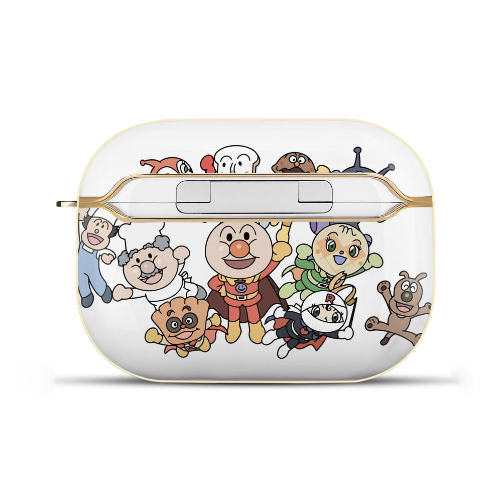 （画像用） アンパンマン Anpanman 【AirPods Pro用】ハードシェル保護ケース｜耐衝撃・防指紋・カラビナ付き商品仕様