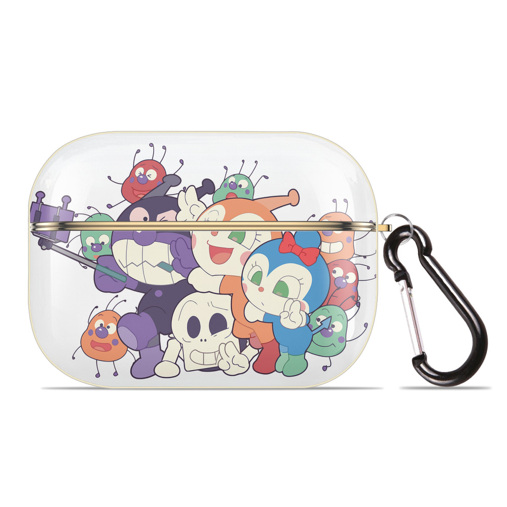（画像用） アンパンマン Anpanman 【AirPods Pro用】ハードシェル保護ケース｜耐衝撃・防指紋・カラビナ付き商品仕様