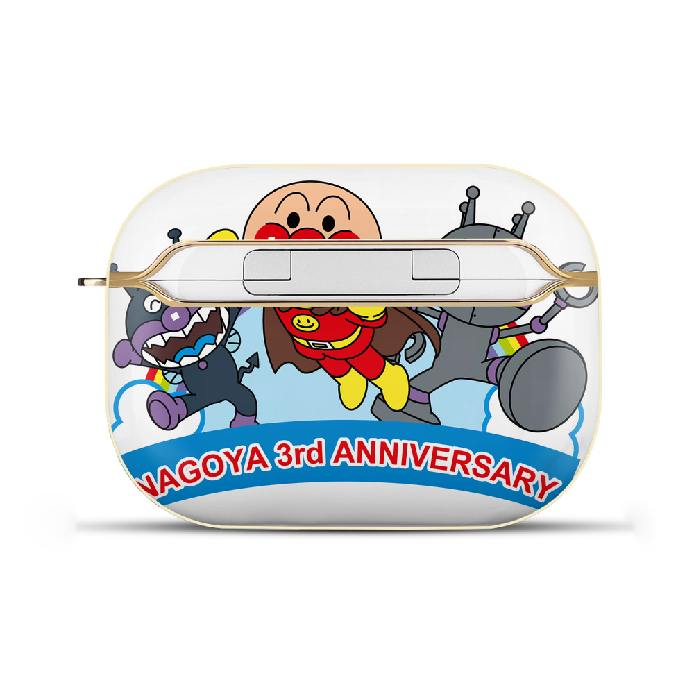 （画像用） アンパンマン Anpanman 【AirPods Pro用】ハードシェル保護ケース｜耐衝撃・防指紋・カラビナ付き商品仕様