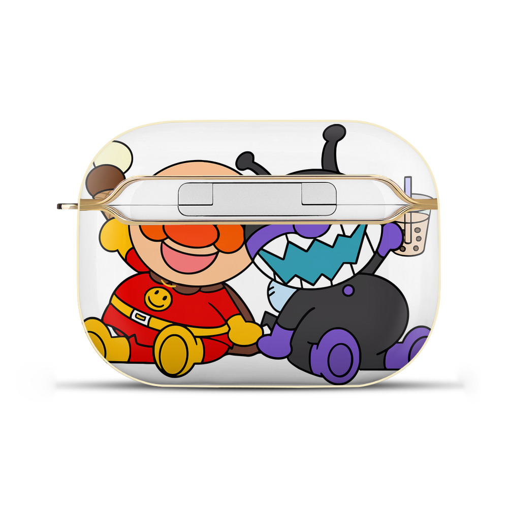 （画像用） アンパンマン Anpanman 【AirPods Pro用】ハードシェル保護ケース｜耐衝撃・防指紋・カラビナ付き商品仕様