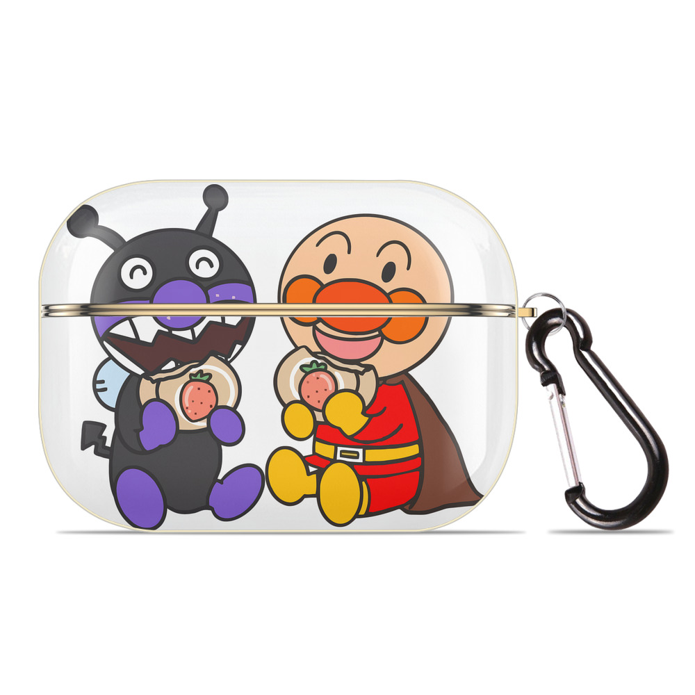 （画像用） アンパンマン Anpanman 【AirPods Pro用】ハードシェル保護ケース｜耐衝撃・防指紋・カラビナ付き商品仕様