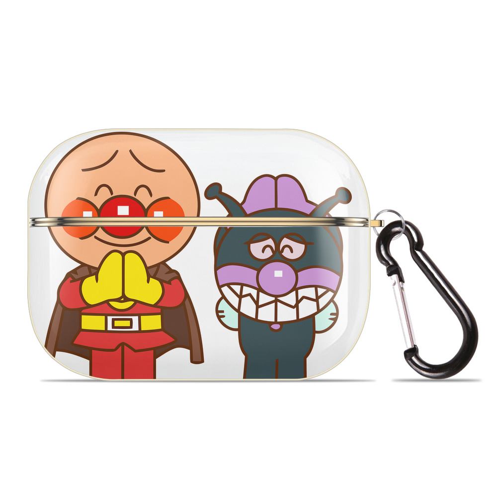 （画像用） アンパンマン Anpanman 【AirPods Pro用】ハードシェル保護ケース｜耐衝撃・防指紋・カラビナ付き商品仕様