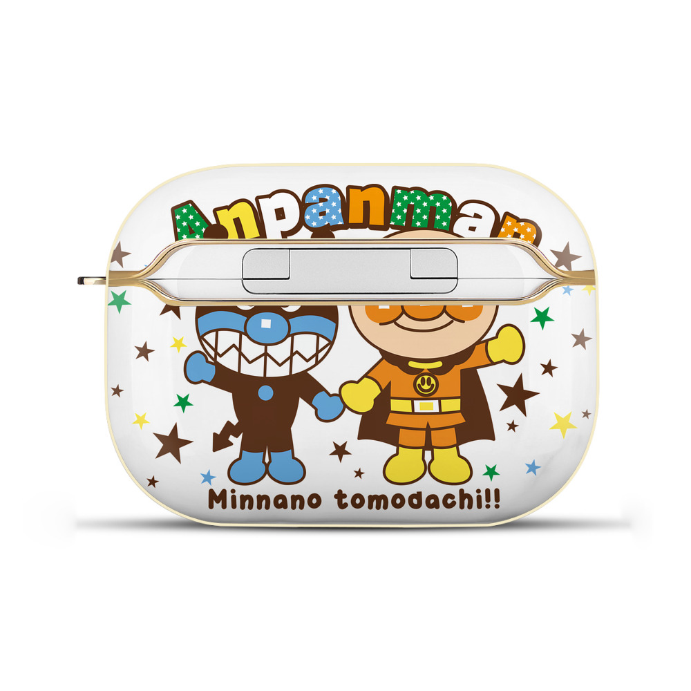（画像用） アンパンマン Anpanman 【AirPods Pro用】ハードシェル保護ケース｜耐衝撃・防指紋・カラビナ付き商品仕様