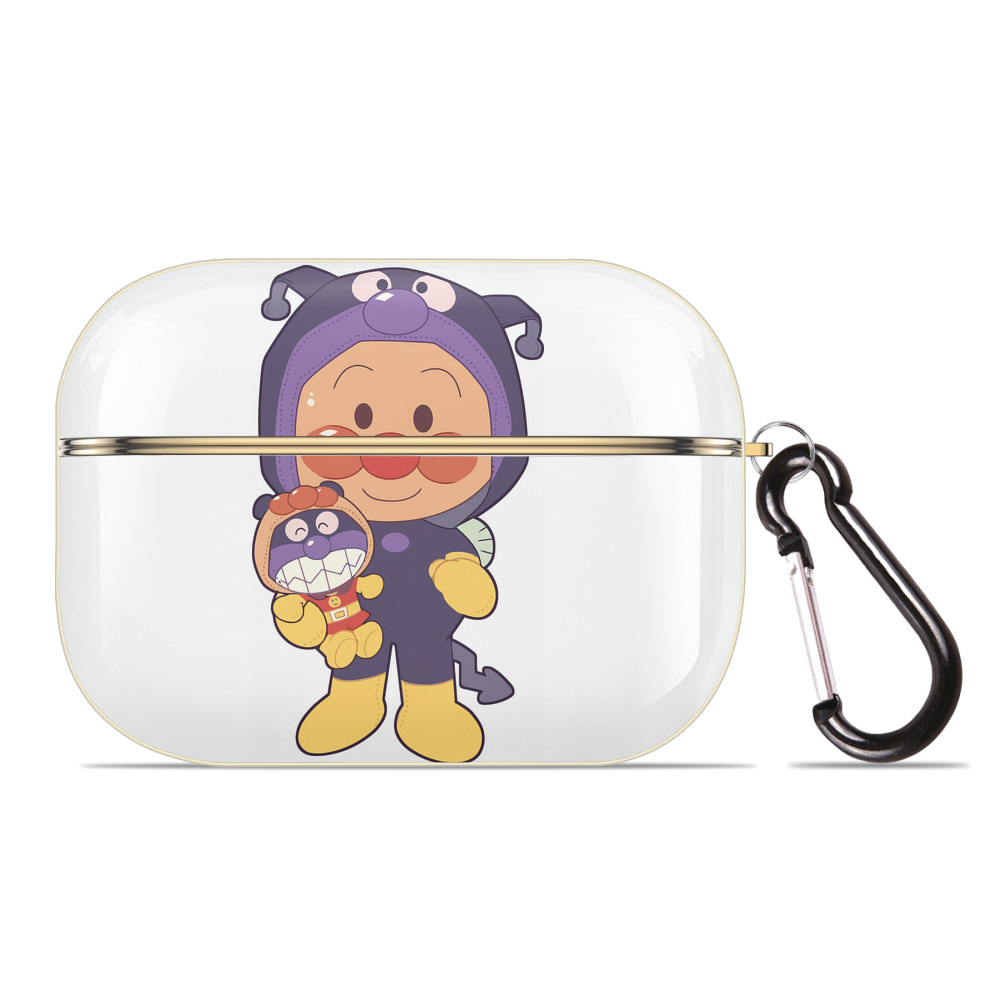 （画像用） アンパンマン Anpanman 【AirPods Pro用】ハードシェル保護ケース｜耐衝撃・防指紋・カラビナ付き商品仕様