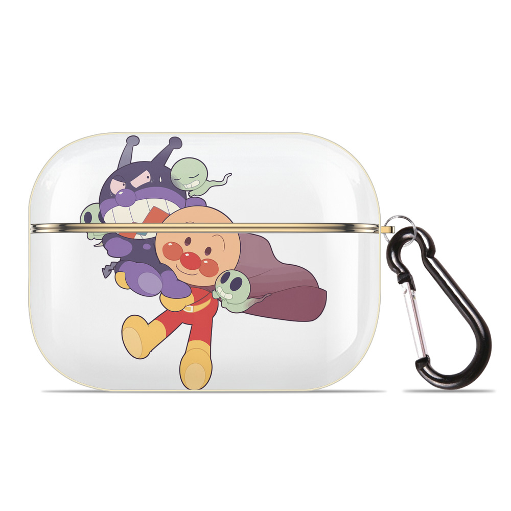 （画像用） アンパンマン Anpanman 【AirPods Pro用】ハードシェル保護ケース｜耐衝撃・防指紋・カラビナ付き商品仕様