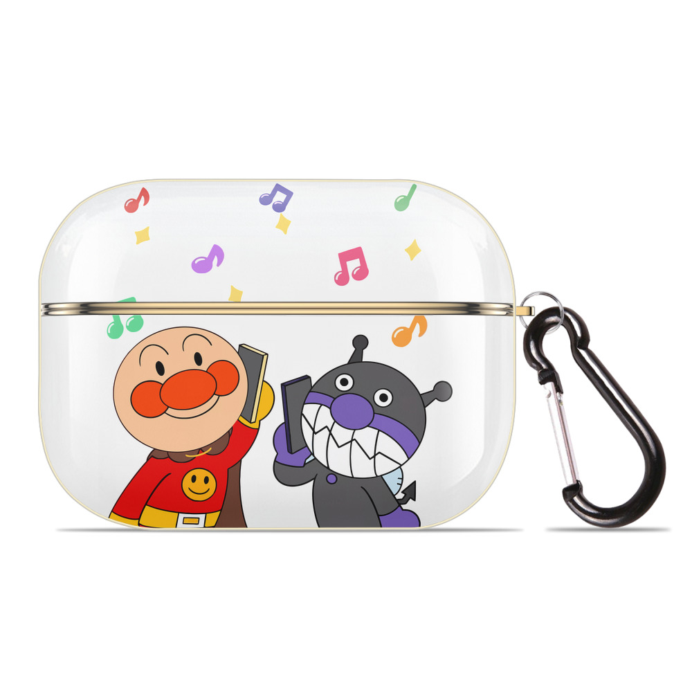 （画像用） アンパンマン Anpanman 【AirPods Pro用】ハードシェル保護ケース｜耐衝撃・防指紋・カラビナ付き商品仕様
