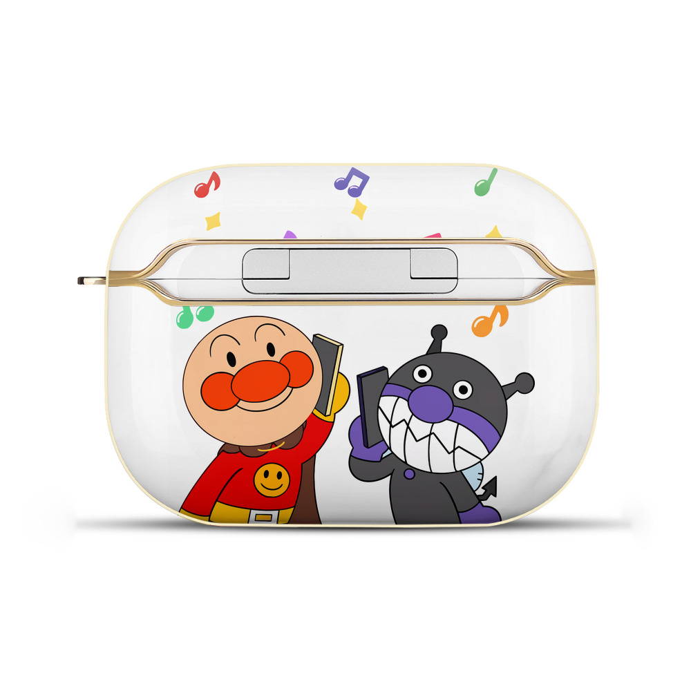 （画像用） アンパンマン Anpanman 【AirPods Pro用】ハードシェル保護ケース｜耐衝撃・防指紋・カラビナ付き商品仕様